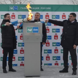 Пуск газа в Родниках